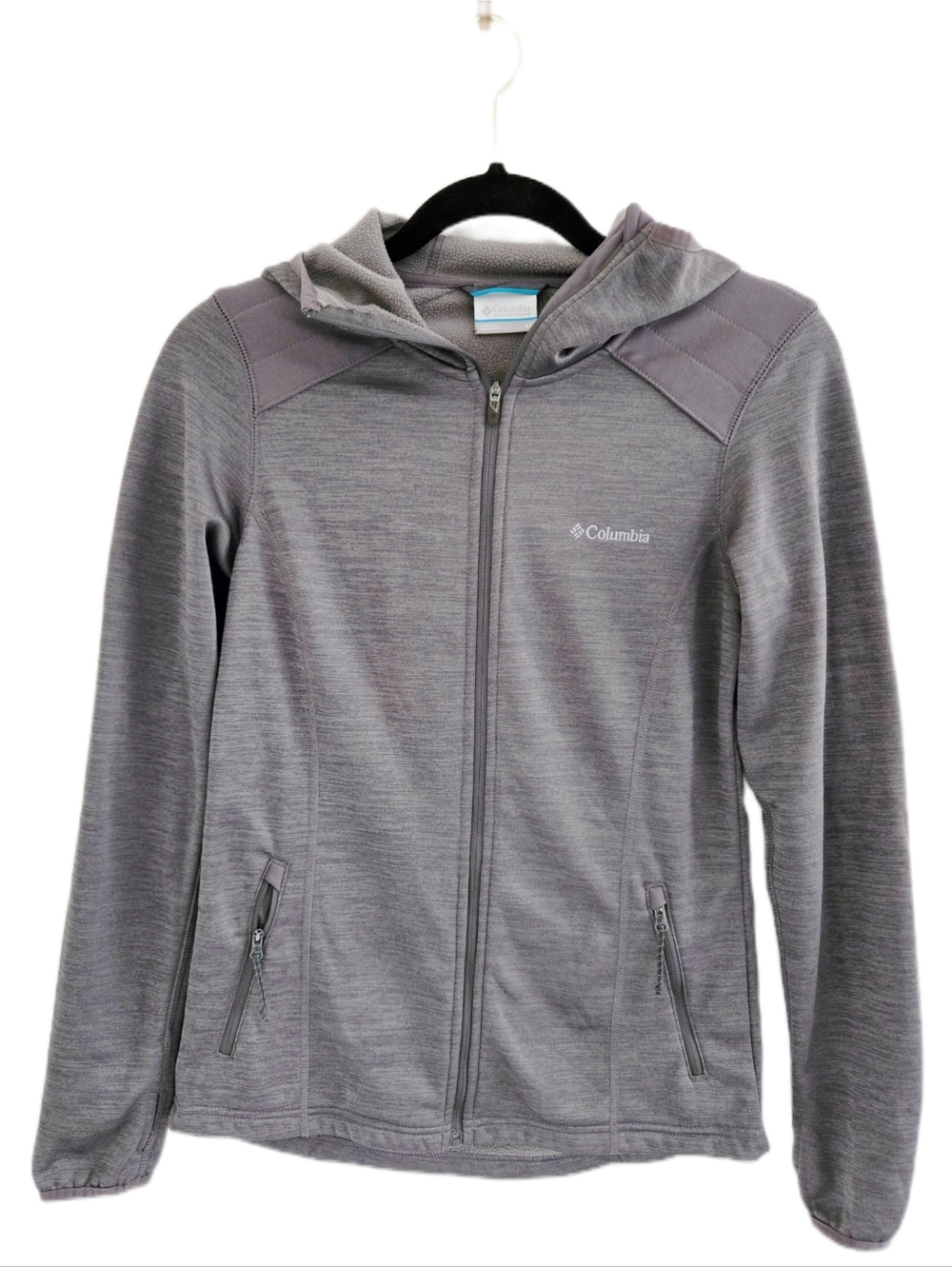 Columbia Dusty Lavender Full Zip Hooded Jacket Fleece Lined Women’s XS